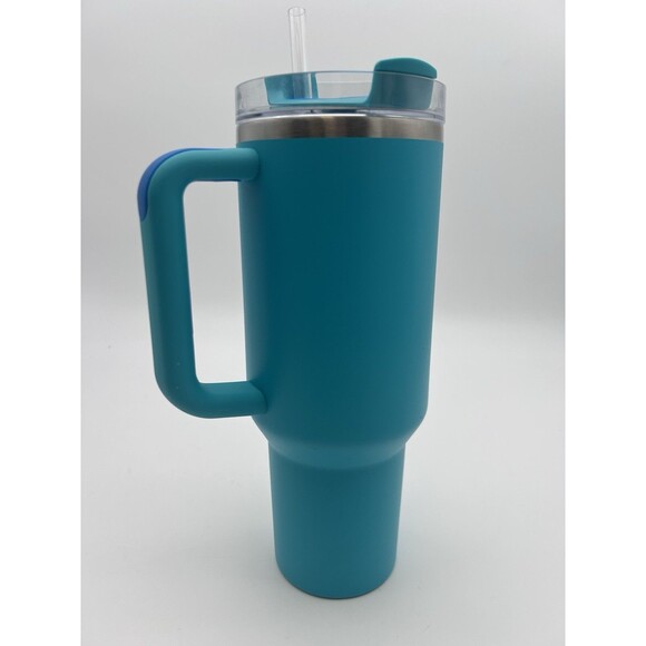 Stanley The Quencher H2.0 Flowstate Tumbler 40 oz - Pool Blue Aqua Turquoise - Picture 4 of 6